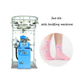 rainbowe ce certification automatic five toes plain socks hosiery knitting machine price